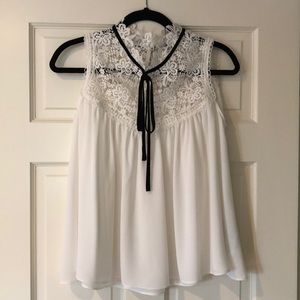 Tie Detail Sleeve Top NWT